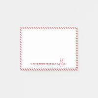 Message d'elfe de Noël Une note de votre elfe Post