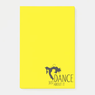 Post-it® Message drôle - Il suffit de danser à ce sujet 1