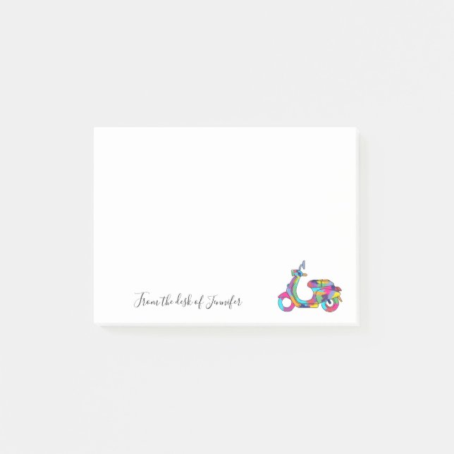 Post-it® Message personnalisé Moteur Rainbow Moteur Moteur (Devant)
