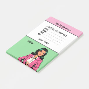 Post-it® Message téléphonique professionnel avec nom person