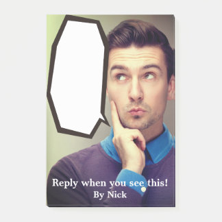 Post-it® Messages du patron drôle. notes postales