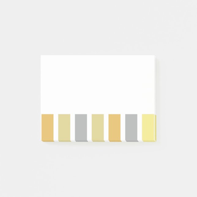 Post-it® Métal de bronze d'argent d'or (Devant)