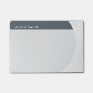 Post-it® Métallurgique brillant Personnalisable Texte et C