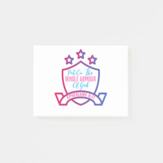 Post-it® Mets Sur Toute L'Armure De Dieu La Foi Chrétienne