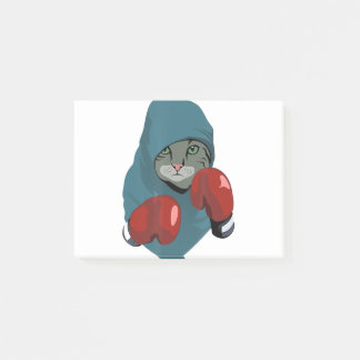 Post-it® Mew Boxing Cat