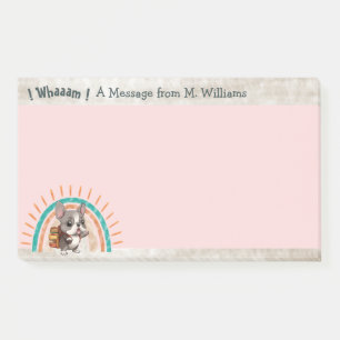 Post-it® Mignon dessin animé bouledogue français rentrée de