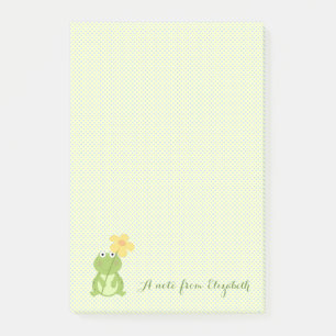 Post-it® Mignon Joli Élégant ,Points, Grenouille