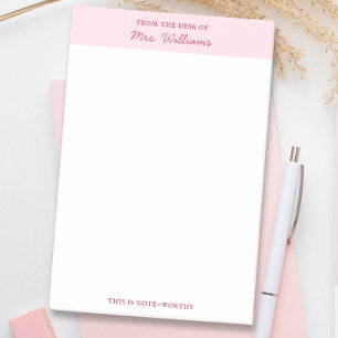 Post-it® Mignon Minimaliste Rose De la part de