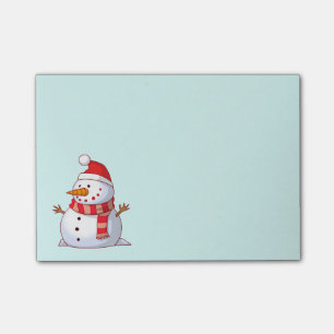 Post-it® Mignonne bonhomme de neige de Noël
