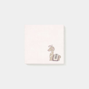 Post-it® Mignonne Llama Princesse portant une couronne