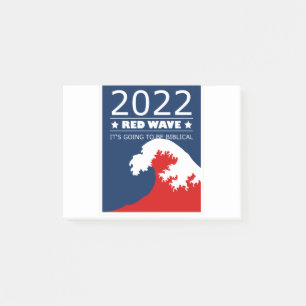 Post-it® Milieu biblique 2022 Vague Rouge