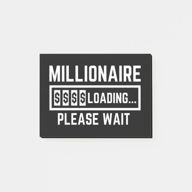 Post-it® Millionaire Chargement Veuillez Patienter (Devant)
