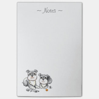Post-it® Mini bloc - notes de Schnauzer