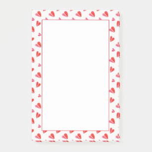 Post-it® MINI COEURS 4x6 Poster It Note Pad