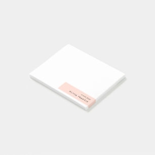 Post-it® Mini minimaliste rose vif moderne simple