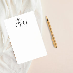 Post-it® Minimal moderne Le PDG Noir