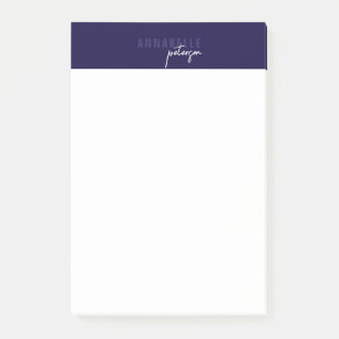 Post-it® Minimal moderne Professionnel Bleu Simple