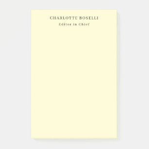 Post-it® Minimaliste Classique Professionnel Crème Uni