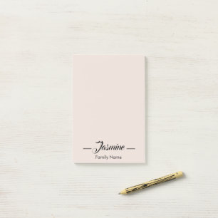 Post-it® Minimaliste moderne rose pâle