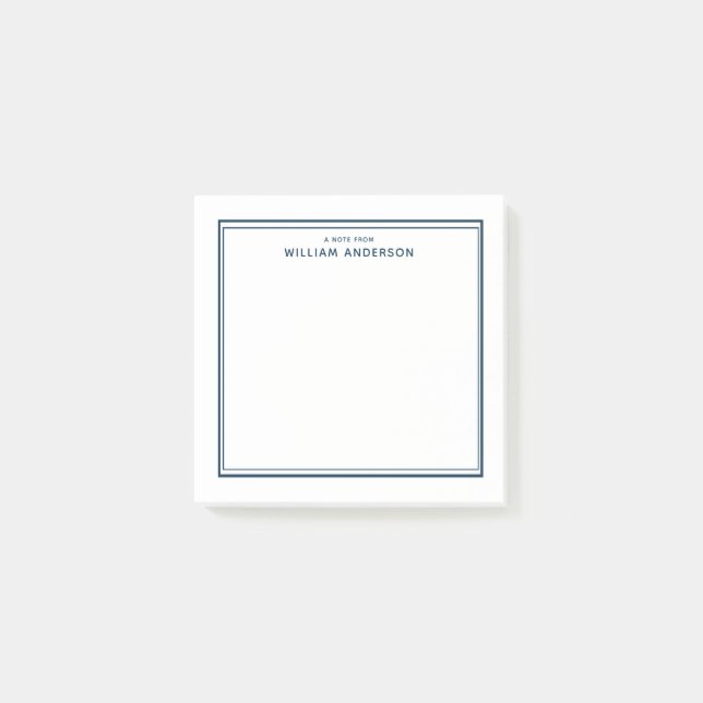 Post-it® Minimaliste personnalisé (Devant)