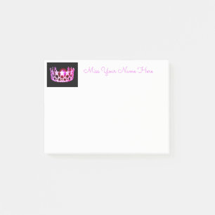 Post-it® Miss USA Hot Pink Crown Post-it-Notes