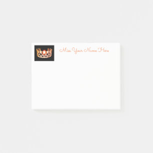 Post-it® Miss USA Orange Crown Post-it-Notes