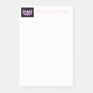 Post-it® Miss USA Orchid Pink Crown Post-it-Notes