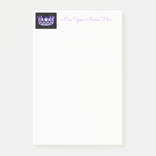 Post-it® Miss USA Purple Crown Post-it-Notes