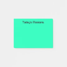 Missions d'aujourd'hui de turquoise