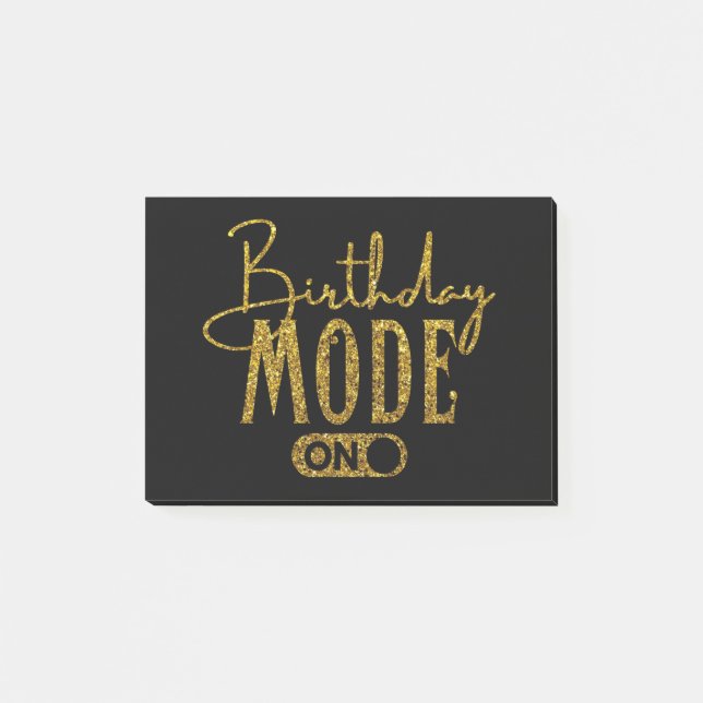 Post-it® Mode Anniversaire activé | Anniversaire (Devant)