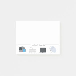 Post-it® Mode de vie Emojis d'ordinateur portable