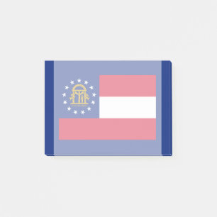 Post-it® Modèle du drapeau de l'État de Géorgie