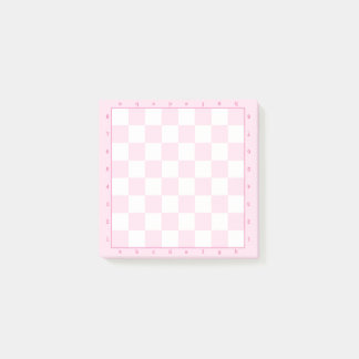 Post-it® Modèle du jeu d'échecs Pink Pastel