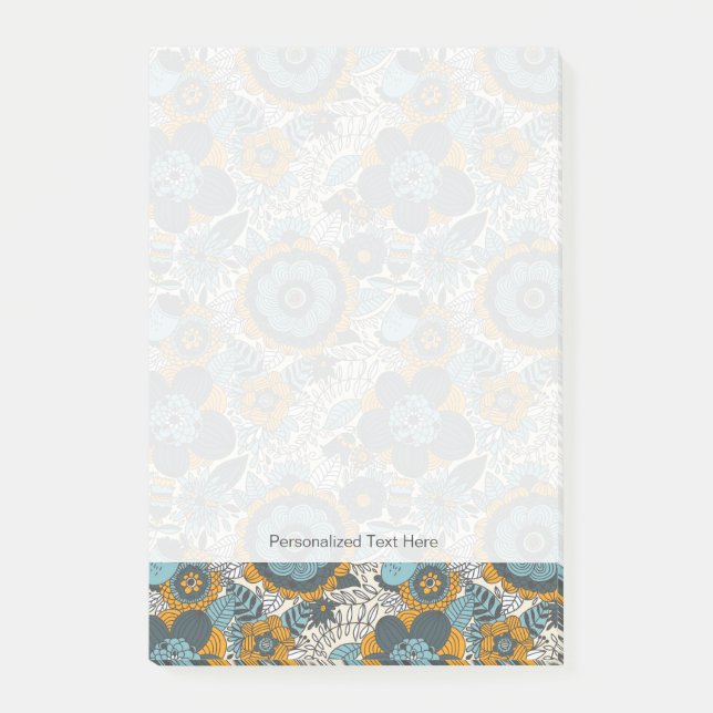 Post-it® Modèle floral Vintage (Devant)