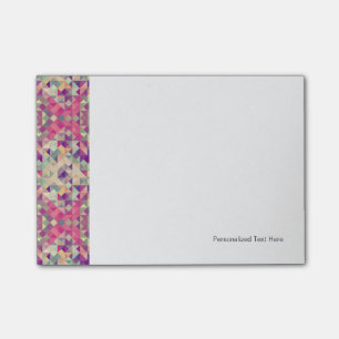 Post-it® Modèle géométrique de hippies vintages