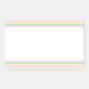 Post-it® Modèle moderne aux couleurs éclatantes blanc ten