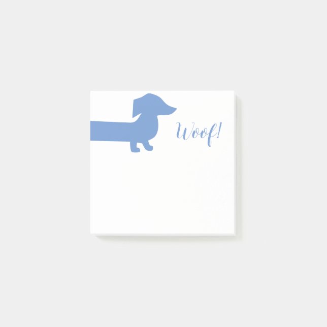 Post-it® Modèle personnalisé Cute Dachshund (Devant)