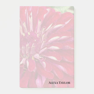 Post-it® Modern Red Zinnias
