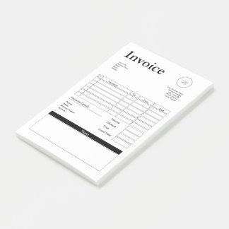 Post-it® Modern Small Business Invoice Sales Receipt