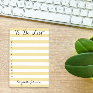 Post-it® Moderne Chic tendance Elégant Or Strié À Faire Lis