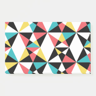 Post-it® Moderne, coloré, amusant, tendance, motif géométri