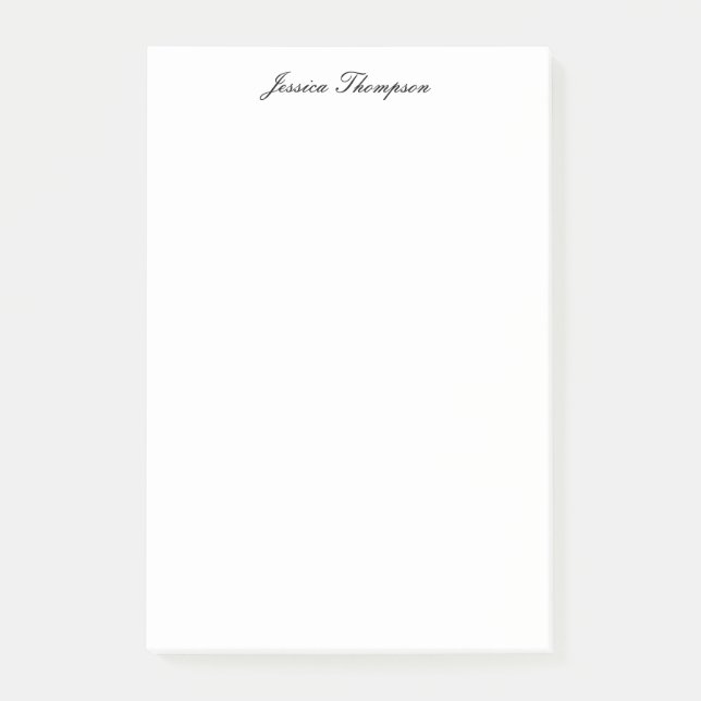 Post-it® Moderne élégant Plain Simple Professionnel (Devant)