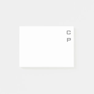 Post-it® Moderne Élégant Professionnel Simple Monogramme