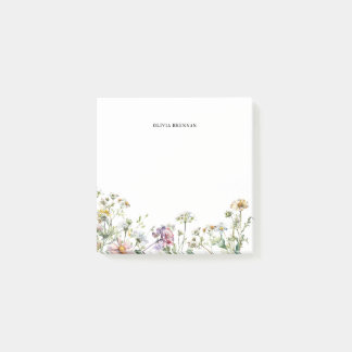 Post-it® Moderne Meadow Fleur sauvage design délicat