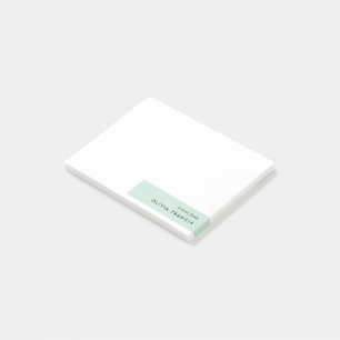 Post-it® Moderne minimaliste Mint Green Pastel