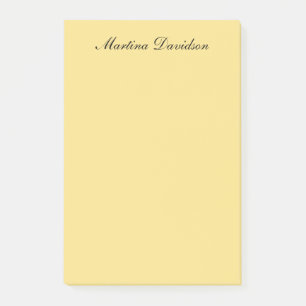 Post-it® Moderne Minimaliste Plain Jasmine Couleur Créer No
