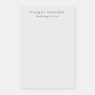 Post-it® Moderne Simple Dim Gris Professionnel Minimaliste