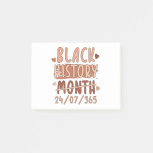 Post-it® Mois de l'histoire des Noirs Afro Mélanine Femmes
