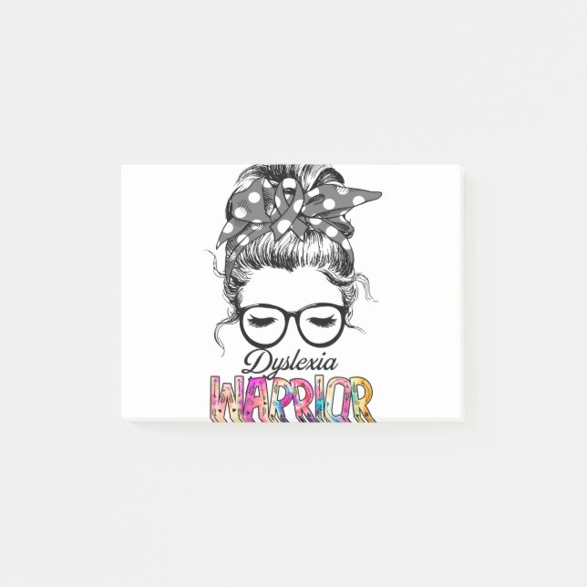 Post-it® Mois de sensibilisation à la dyslexie Cadeaux de r (Devant)