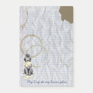 Post-it® Mon Bedlington a mangé mon plan de leçon Notes d